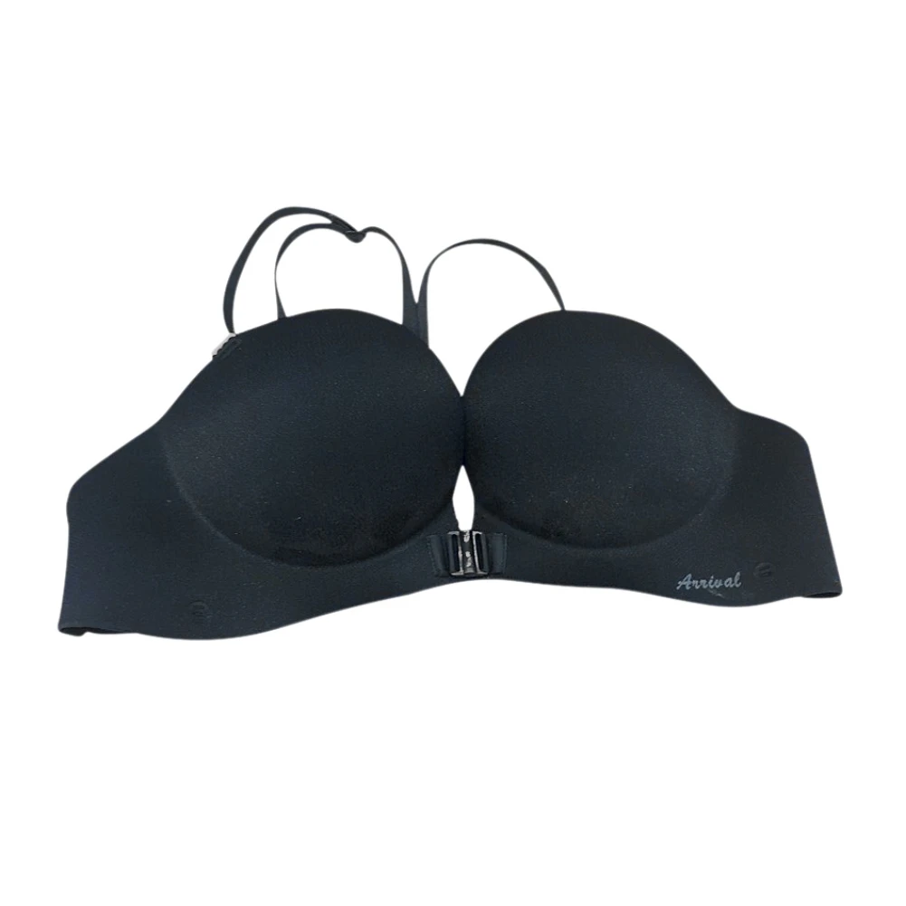 

Women's Deep-breast Push Up Bra Cleavage Enhancer Low-cut No Steel Ring Backless Bra With Padded Gathe