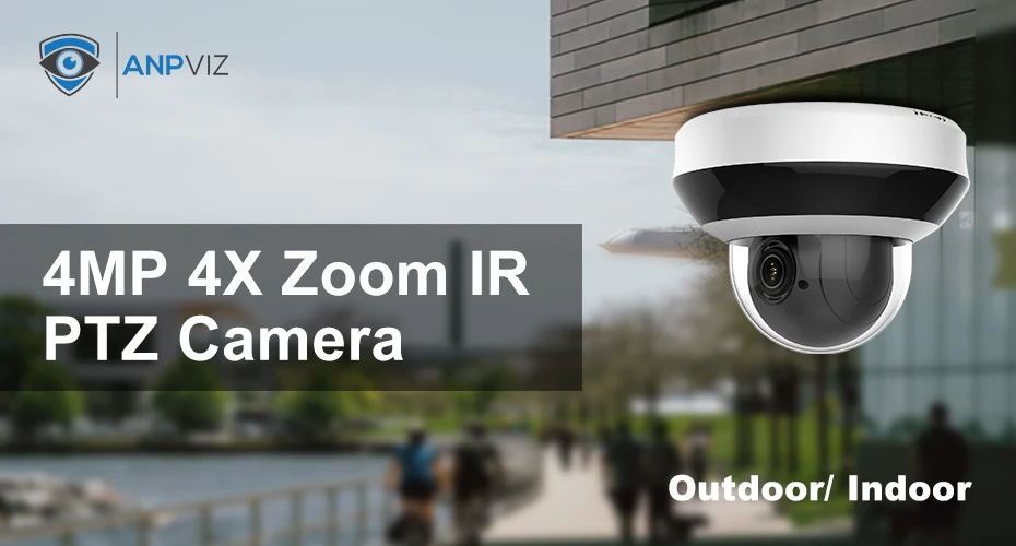 PTZ IP камера PTZ-N2404I-DE3 OEM HIKVISION 4MP 4X Zoom 2,8-12 мм объектив сети Видеонаблюдения POE купольная камера видеонаблюдения Аудио