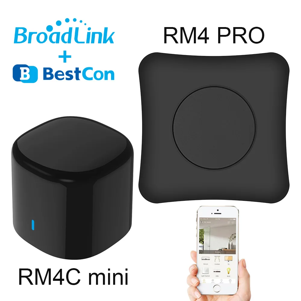 Универсальный Интеллектуальный мини-пульт дистанционного управления Broadlink RM4 Pro