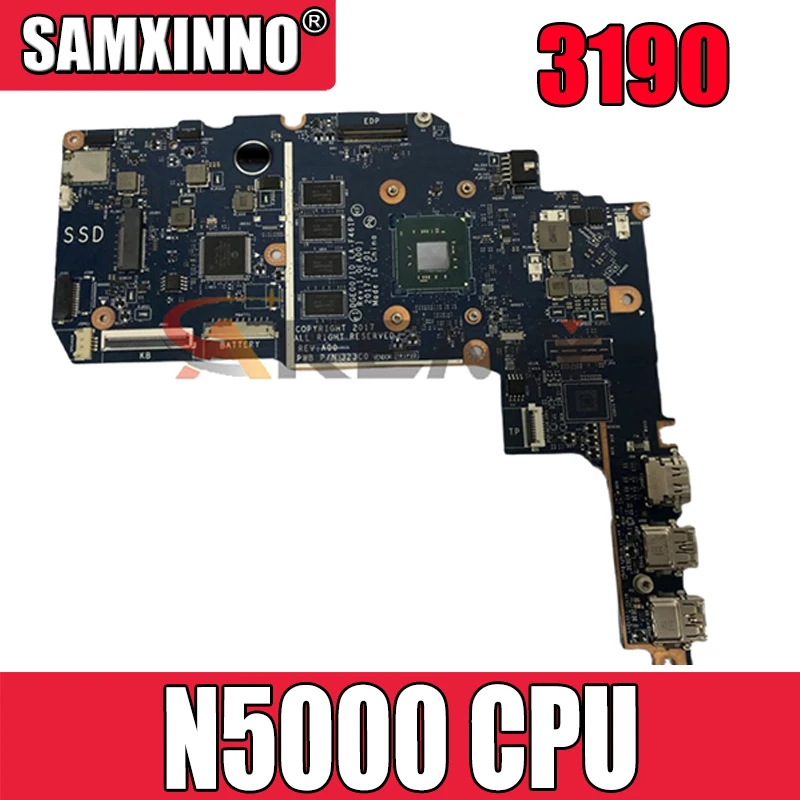 

For Dell Latitude 3190 Laptop motherboard with pentium N5000 CPU 00F213 CN-00F213 DGE00 LA-F461P mainboard 100% working good