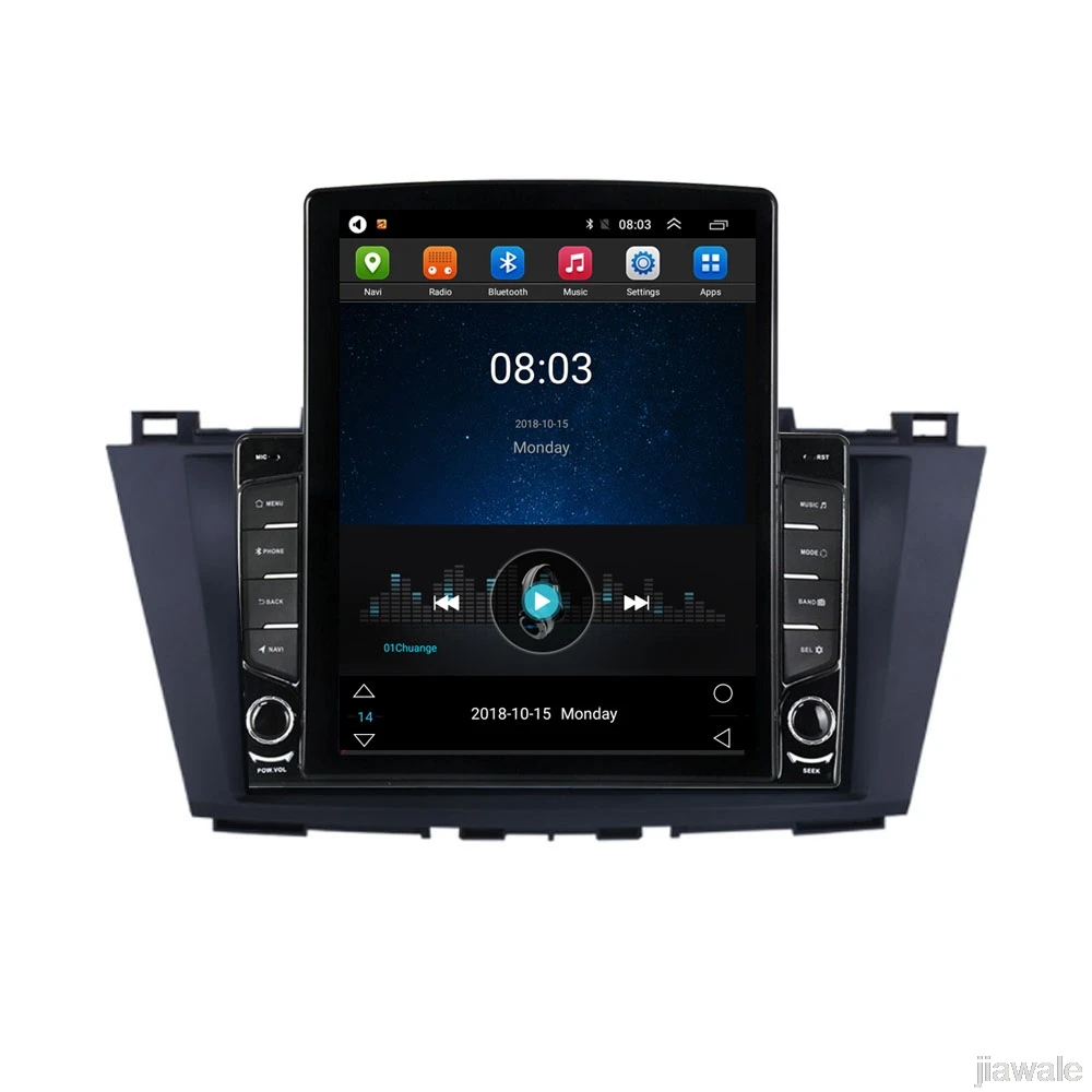 

9.7" octa core tesla style vertical screen Android 10 Car GPS radio Navigation for Ford I-Max Mazda5 Mazda 5 Premacy 2011-2016