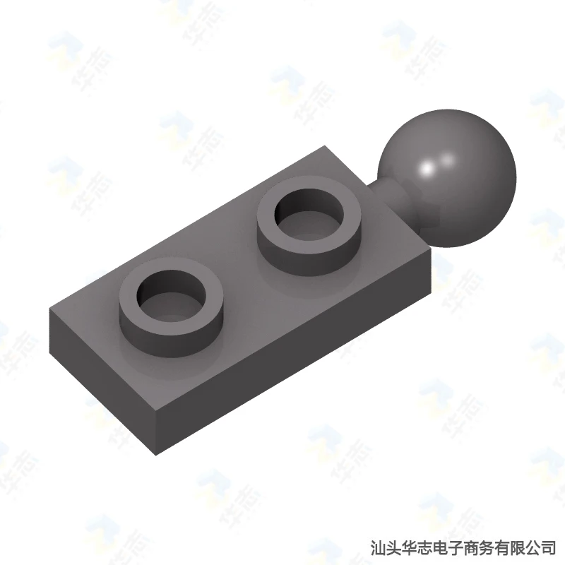 Тарелка особая 1x2 с концевым буксирным мячом MOC DIY строительные блоки аксессуары