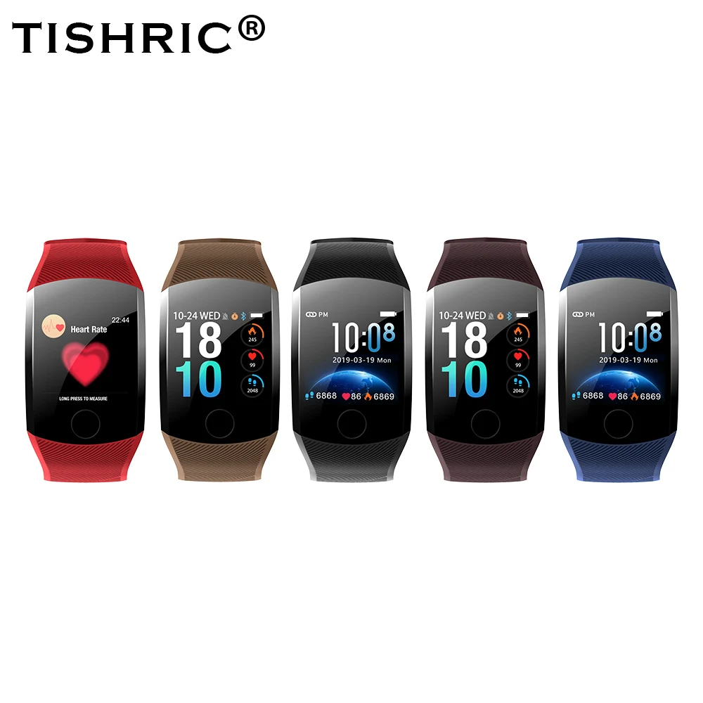 TISHRIC Q11 Смарт-часы спортивные фитнес-браслет с Bluetooth Android водонепроницаемый Whatsapp Smartwatch монитор сердечного ритма большой экран