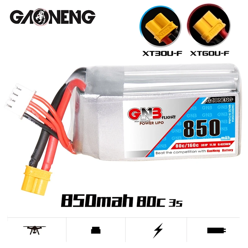 

Оригинальный гоночный Дрон GNB RC FPV 180CFX 3D Квадрокоптер вертолет 3S 11,1 В литий-полимерный аккумулятор 850 мА/ч 80C/160c стандартный разъем JST