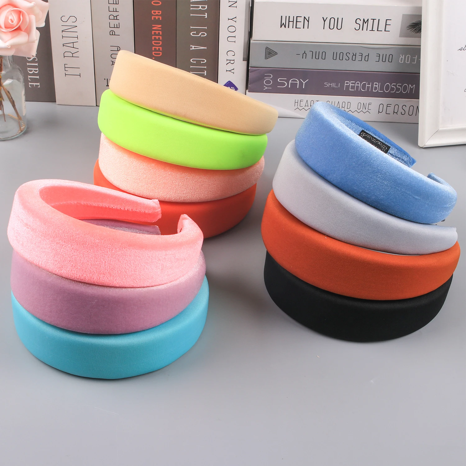 1 шт. элегантная Мягкая повязка на голову для девушек 4 см широкий губчатый