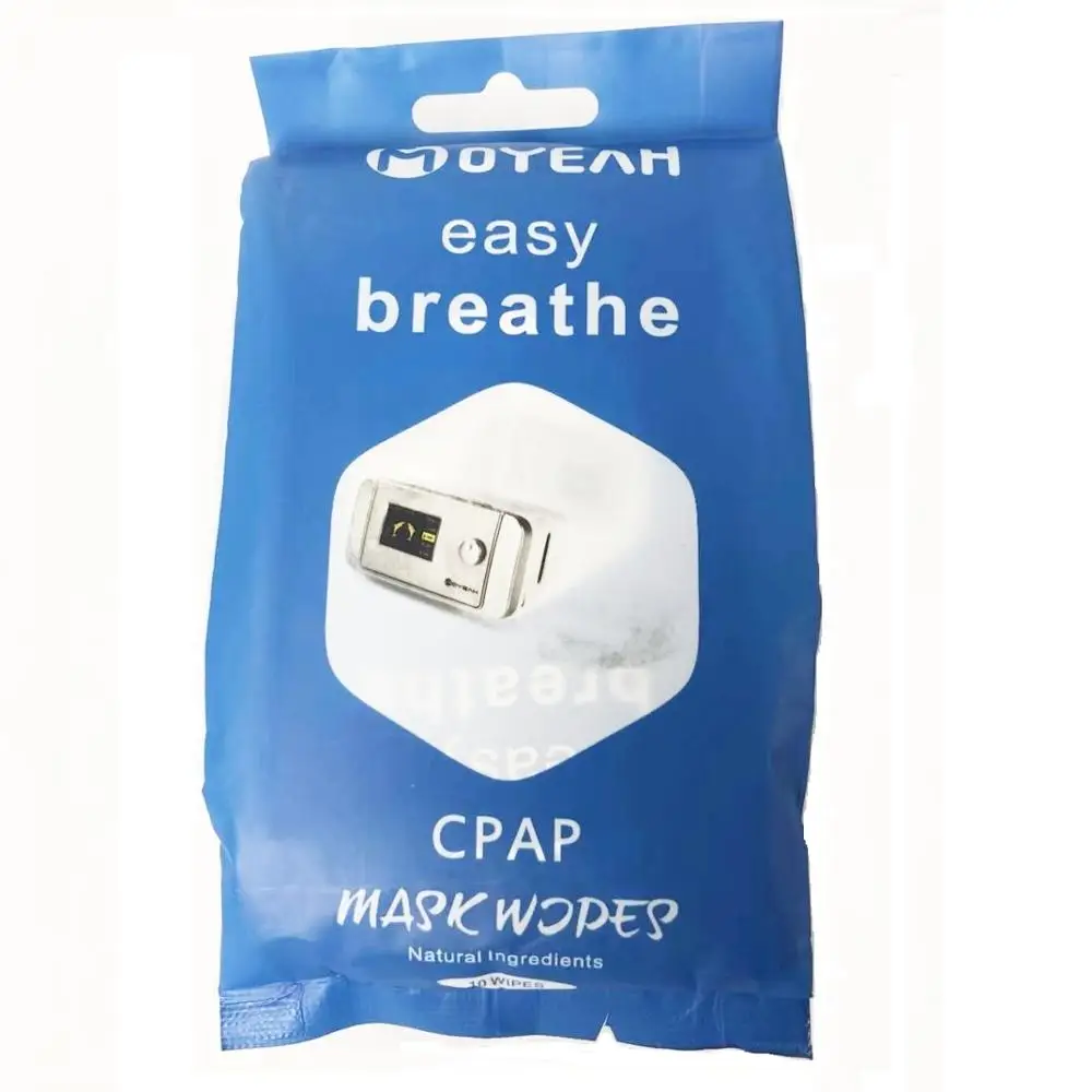 MOYEAH Mini CPAP очиститель дезинфицирующий вентилятор с 1 упаковкой Очищающая салфетка