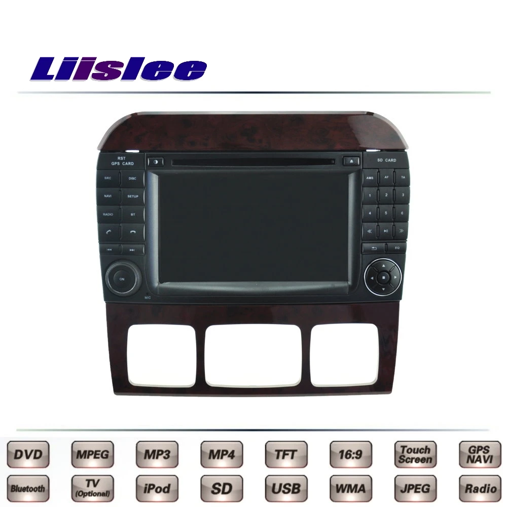 Для Mercedes Benz S W220 1998-2006 Автомобильный мультимедийный телевизор DVD GPS оригинальный