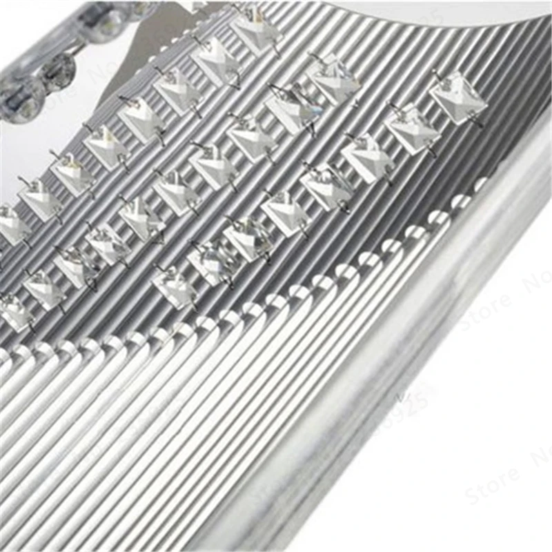 

Wonderland Remote Controls Light Change 4 Color Modern LED Crystal Iron Ceiling Lights Lustre Lamp for Home Living Room PLL-700