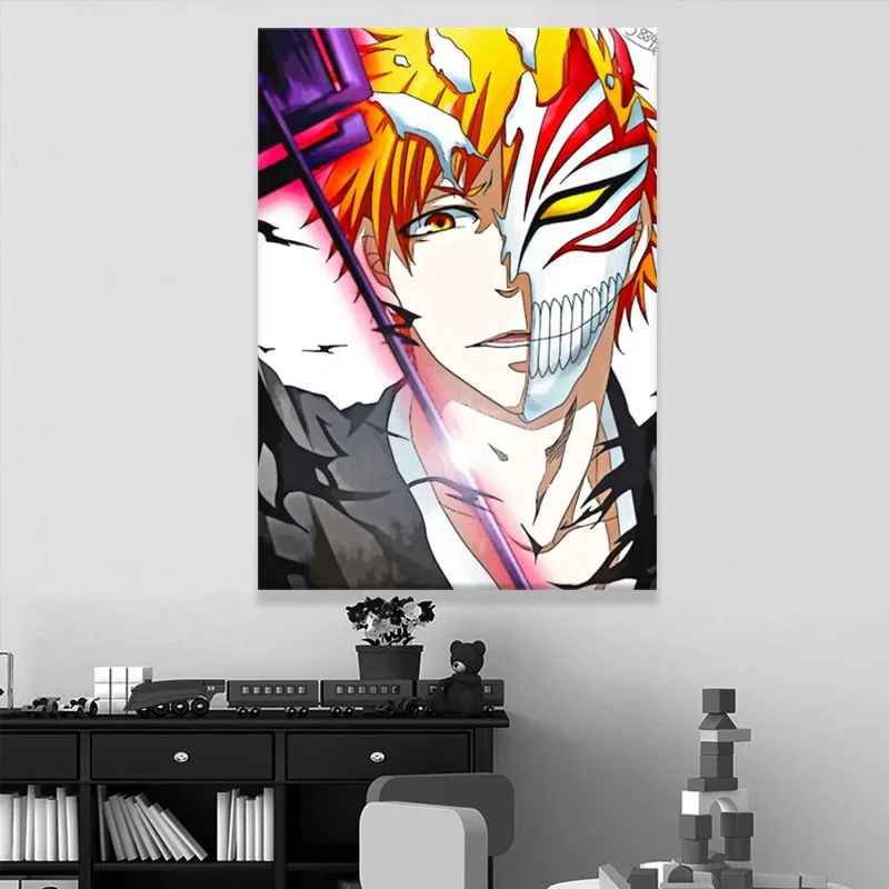 Плакаты Hyundai из японского аниме плакат отбеливающей бумаги домашний декор для