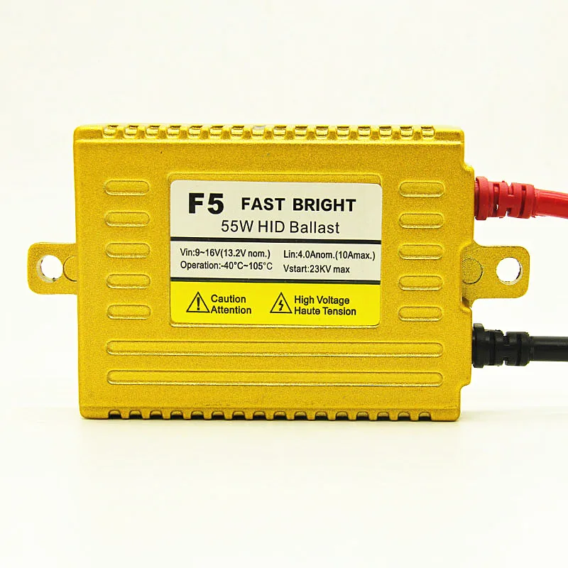 2 шт. 55 Вт Золотой hid балласт для ксенона H7 H11 9005 9006 H4 комплект переоборудования фар