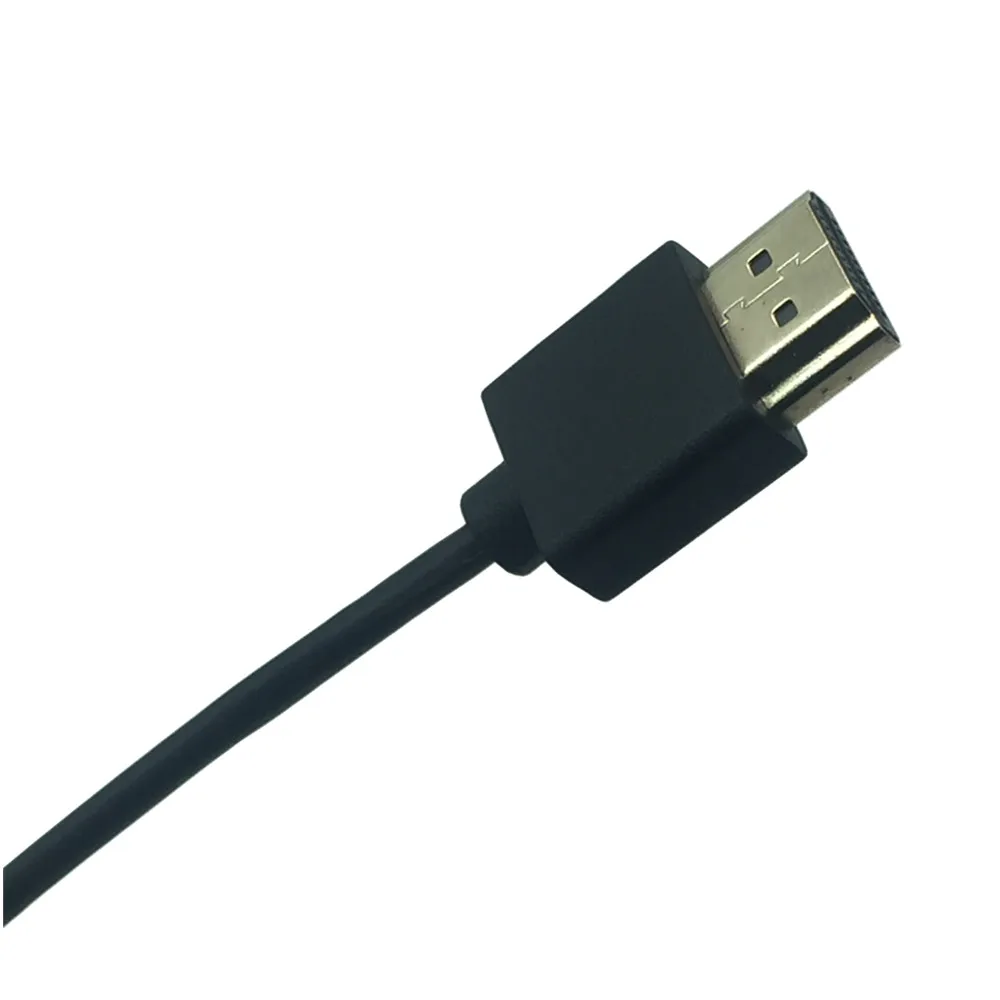 OD 3 2 мм ультратонкий кабель HDMI Mini 0 м 1 штекер эластичный пружинный гибкий 4k * 2k 60 Гц