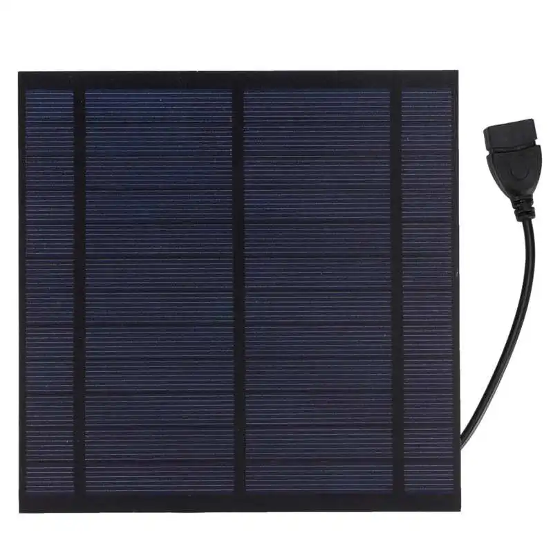 Миниатюрная Солнечная зарядная панель 5 Вт 12 В с портативным охлаждающим