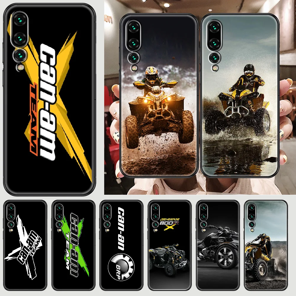 Автомобильный чехол Can Am am Team для телефона Huawei P Mate P10 P20 P30 P40 10 20 Smart Z Pro Lite 2019 черный