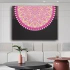 Мандала с круглым цветным рисунком, богемский классический художественный плакат, подарочные принты для спальни, гостиной, домашний декор