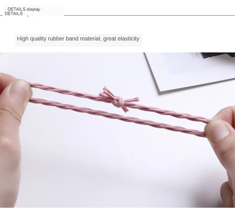 

Hipster Headdress Tie Hair Band Korean Rubber Band Hair Band Hand-Knotted Hair Accessories Color Matching Hair Rope