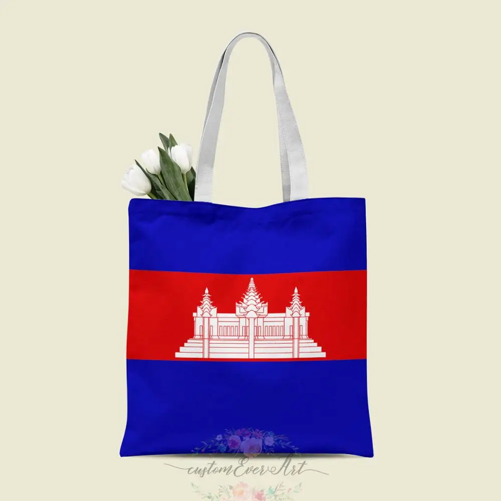 Камбоджа сумка на заказ холщовые сумки шопперы для женщин учителя Сумки день