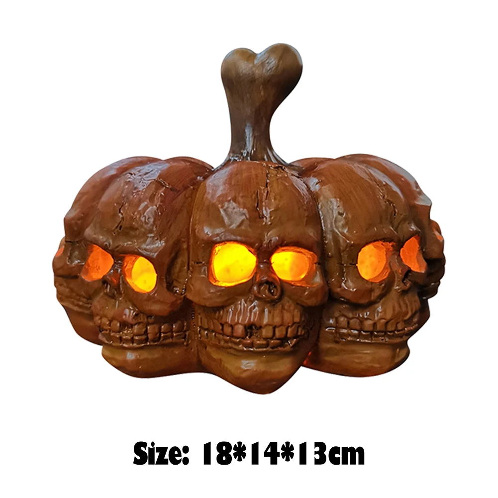 

Halloween LED Light Pumpkin Skull Spooky Lamp Night Light Holiday Outdoor Indoor Home Party Festival Living Rooms Bars Decor