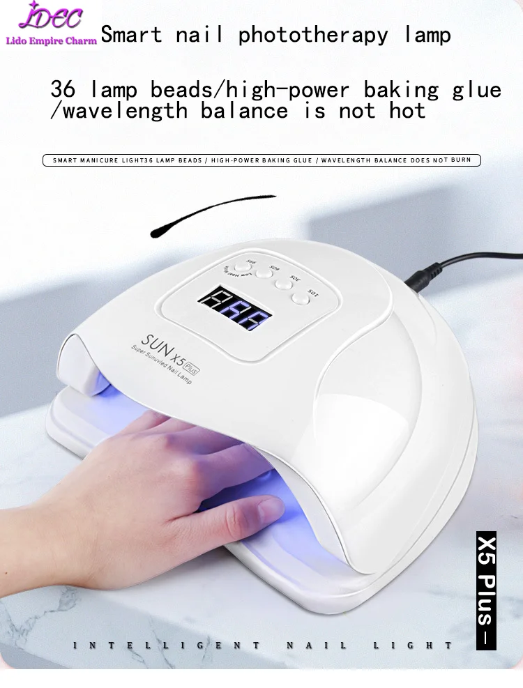 

Nail lamp 110w quick-drying nail phototherapy machine high power nail dryer phototherapy lamp