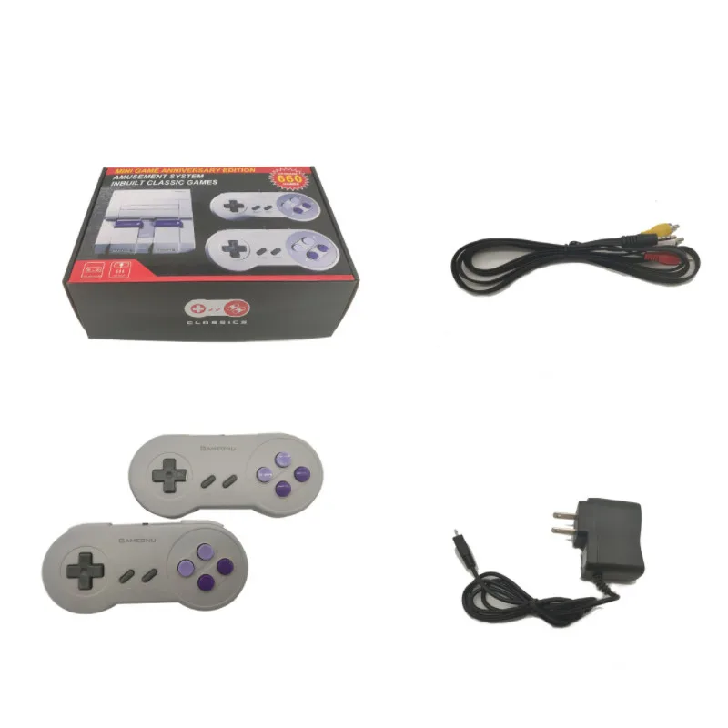 Retro Super Classic Game Mini TV 8 Bit Family Video Console Built-in 660 Games Handheld Gaming Player Boy Birthday Gift | Электроника