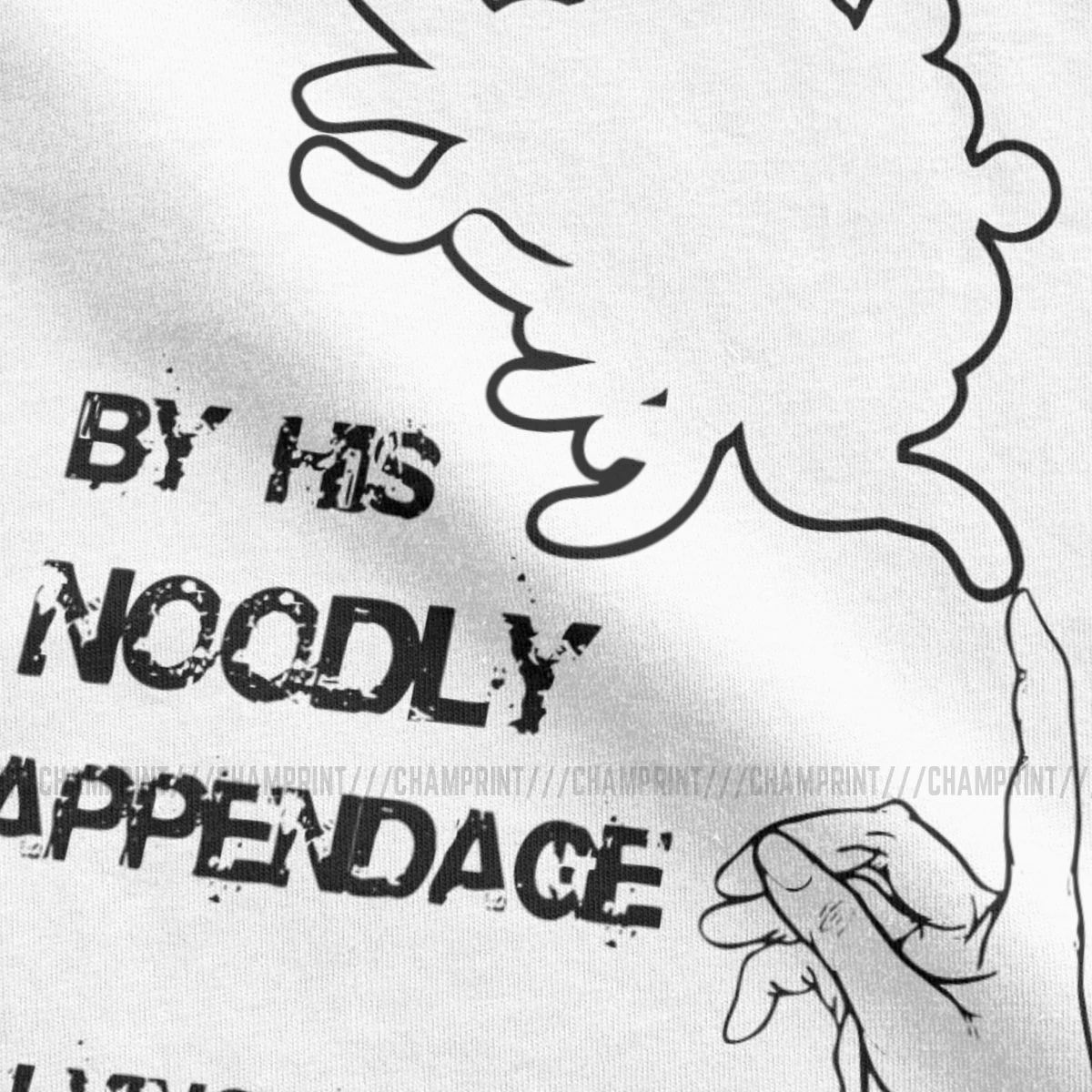 Тронутая его Noodly придаток пастафарианские футболки Мужчины летающие спагетти
