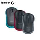 Logitech M186 Беспроводной Мышь Nano USB 2,4 ГГц 1000 Точек на дюйм Opitcal мышей для ноутбука, настольного компьютера, ПК, игровой ноутбук для дома и офиса домашнего использования из M185