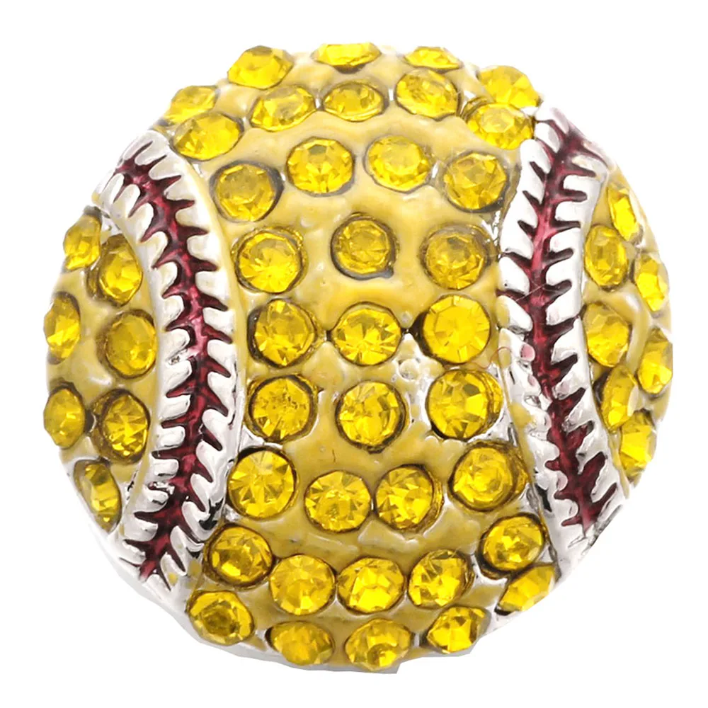 6 шт./лот кнопки ювелирные изделия кристалл металлический шар круглый подходит 18