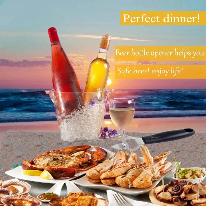 Открывалка для бутылок из нержавеющей стали открывалка OpenerBeer ручная консервных