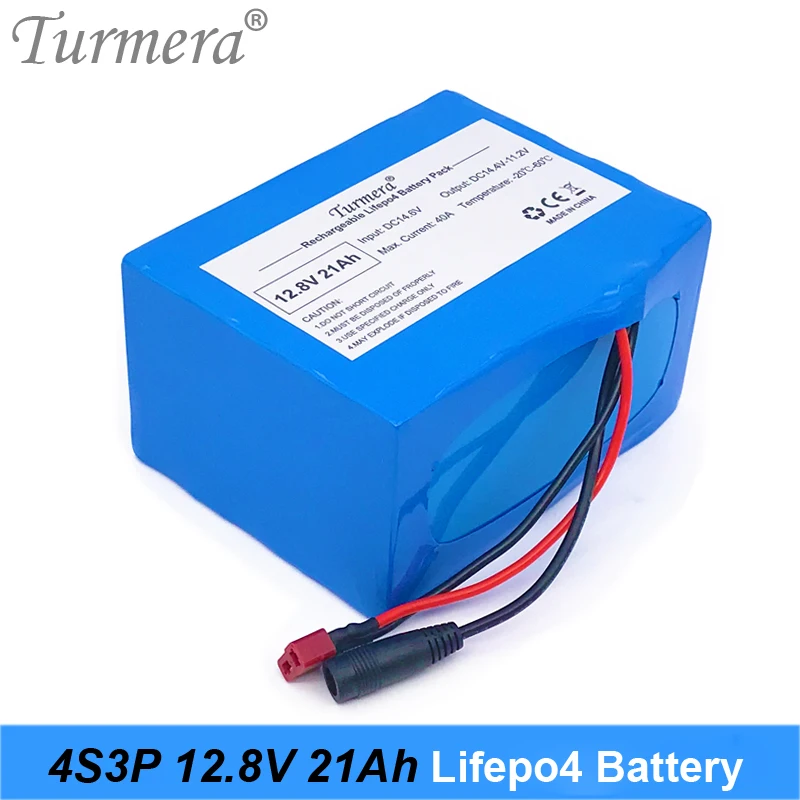 12 8 В 21Ah 4S3P 32700 Lifepo4 батарея T образный разъем с балансировкой 40A BMS для электролодки