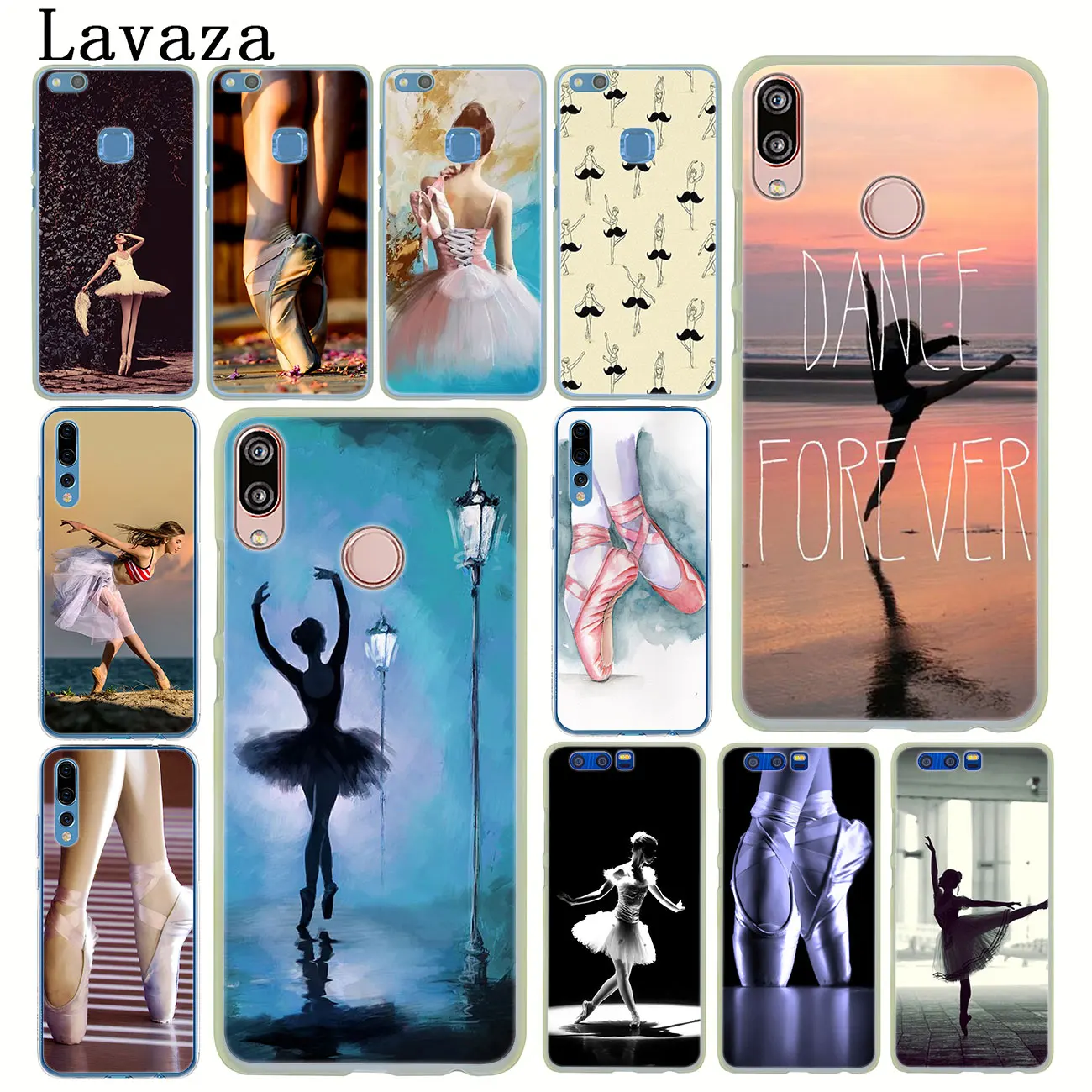 Lavaza/танцевальные балетки для девочек Pointe Shoes чехол телефона huawei P30 P20 P10 P9 Plus P8 Lite Mini