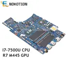 NOKOTION CN-0CV3V4 BAL20 LA-D801P 0KFWK9 для Dell Inspiron 15-5567 5567, материнская плата для ноутбука, телефон R7 M445 GPU