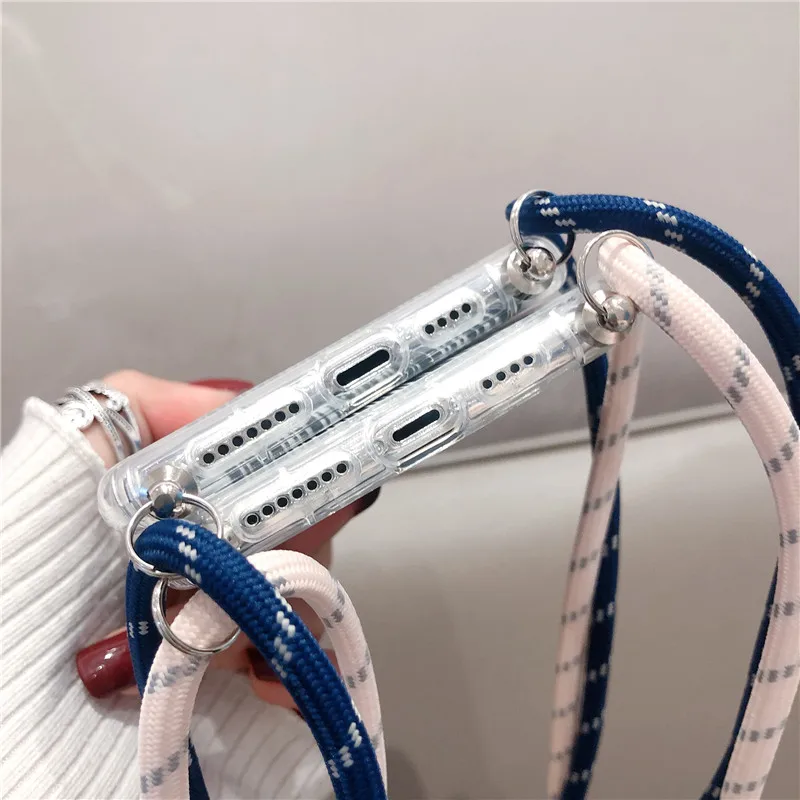 

Strap Cord Chain Tape Necklace Lanyard New York City Tickets soft phone case For iPhone 12 11 Pro MAX X XS XR 7 8 6S plus SE 20
