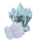 3D Кластерные Кристальные силиконовые формы для рукоделия, форма для УФ эпоксидной смолы, инструменты для изготовления украшений из кристаллов
