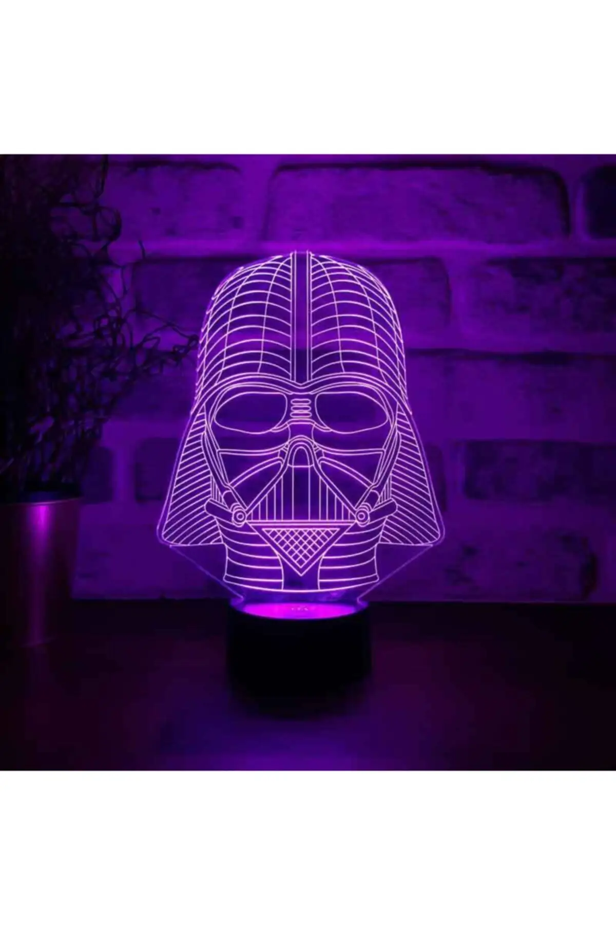 3D Darth Vader Helmet Face Lamp 7 Different Light Colors Table Desk Night Lights | Лампы и освещение