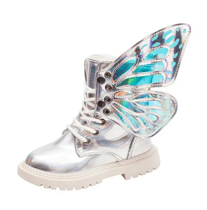 

Autumn and winter children's shoes PU leather waterproof Martin boots children snow boots girls boys high boots fashion sneakers