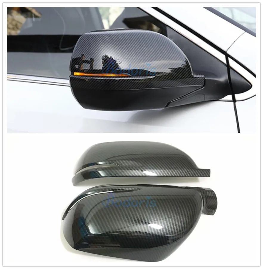 For Honda CRV CR-V CR V 2017-2019 Carbon Fiber Color Side Mirror Cover Rear View Overlay Trim Chrome Car Styling Accessories | Автомобили