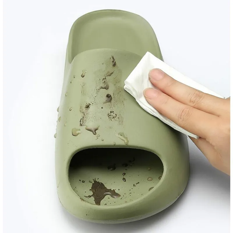 

Summer Home Women SlippersThick Bottom Serrated Sole Non Slip Bathroom Ladies Slides Indoor Couples Platform House Shoes