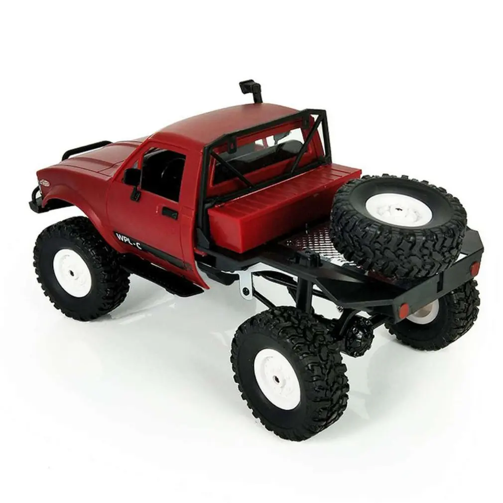 

New Arrival 1:16 WPL C14 Scale 2.4G 4CH Mini Off-road RC Semi-truck RTR Kids Climbing Racing Car Model Toys Hobby for Kids