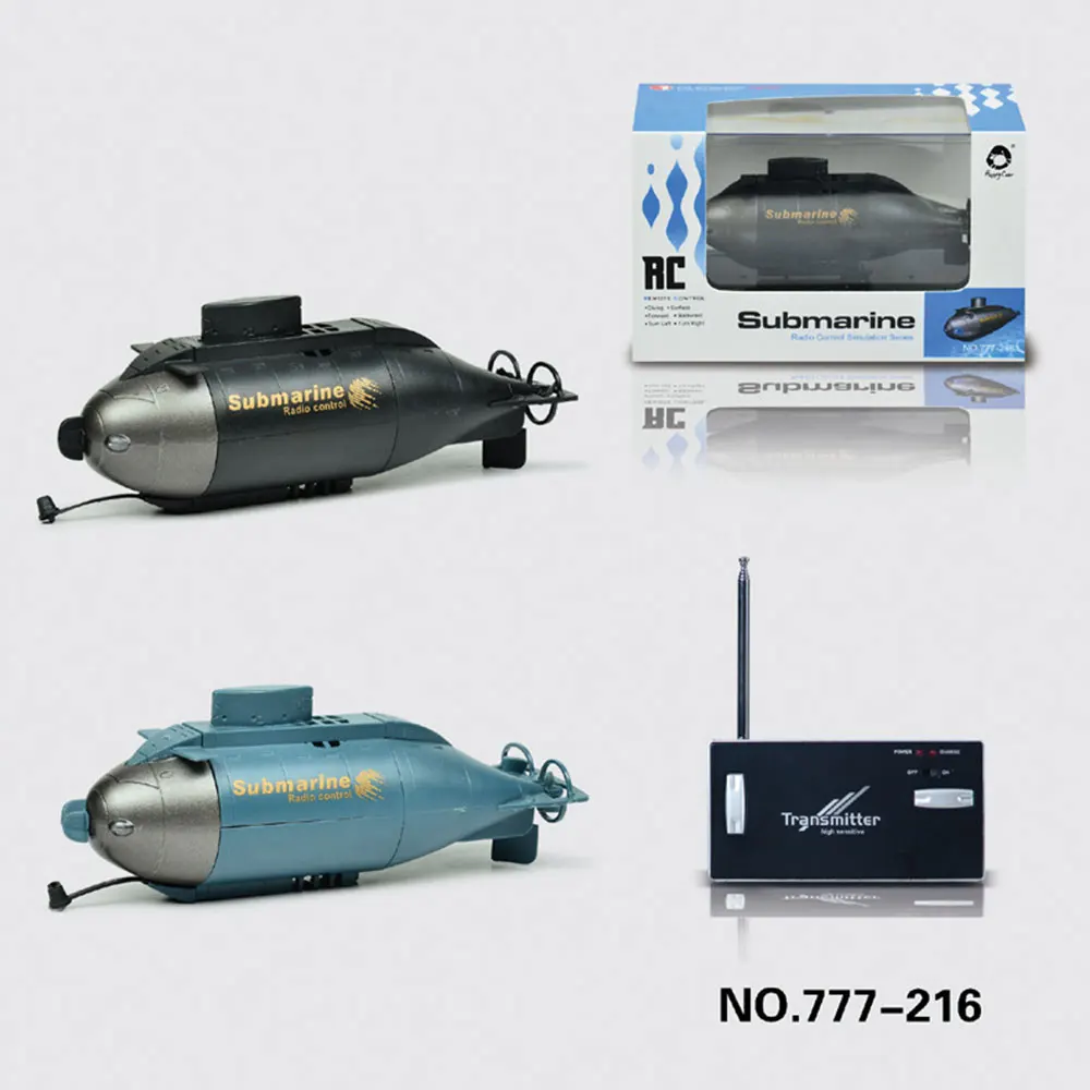 

Mini RC Submarine Speed Boat Remote Control Fish Torpedo Design Nuclear Submarine Simulation Model Gift Toy Kids