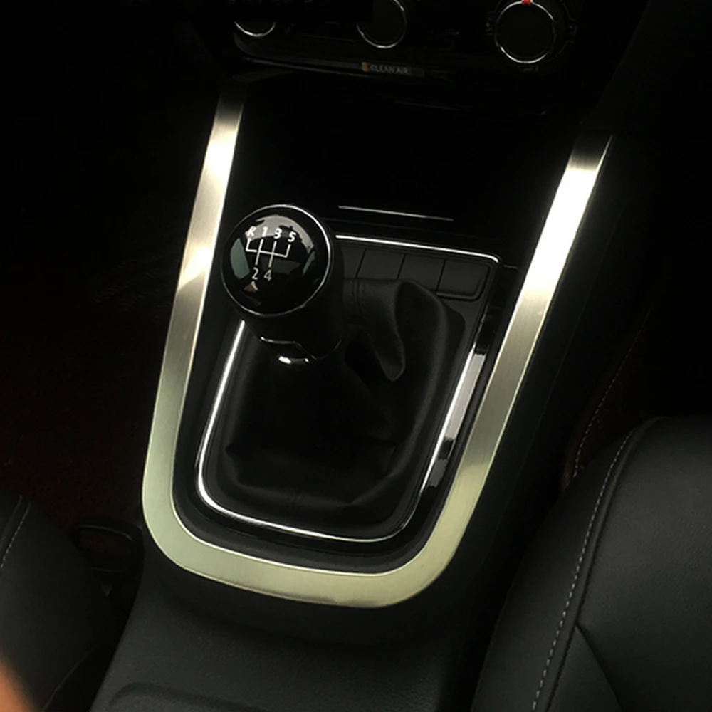 Декоративная наклейка на панель шестерни автомобиля из нержавеющей стали