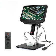 Andonstar AD409 10.1 LCD HDMI Digital Microscope Measure Software PC Connection PCB Solder Check Tool for SMT SMD Phone Repair