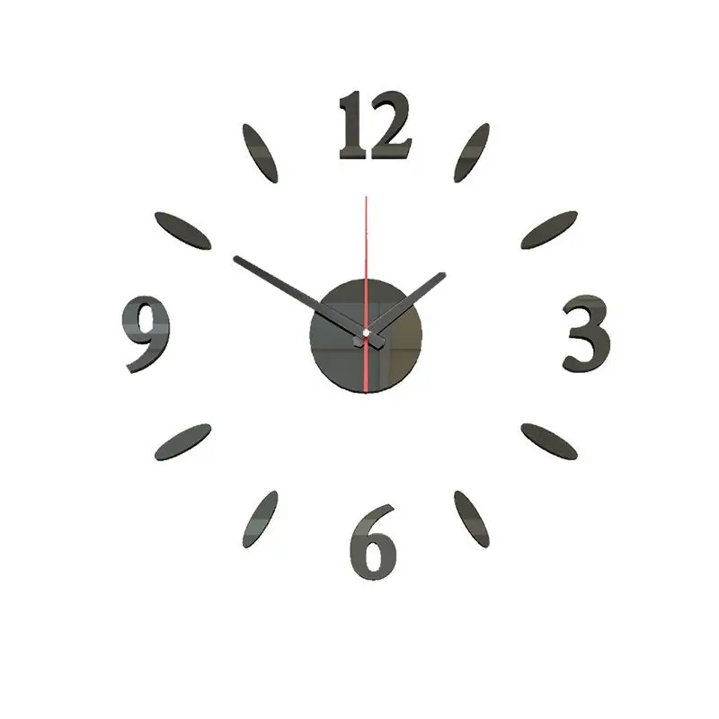

Современный простой настенные часы Творческий Тихая светящийся Акриловый Настенные часы Стикеры Гостиная Relogio De Parede домашний декор DJ60WC