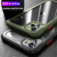 transparent shockproof silicone case for iphone 11 x xr xs max case 13 12 11 pro max 8 7 plus 7 silicone back phone case cover