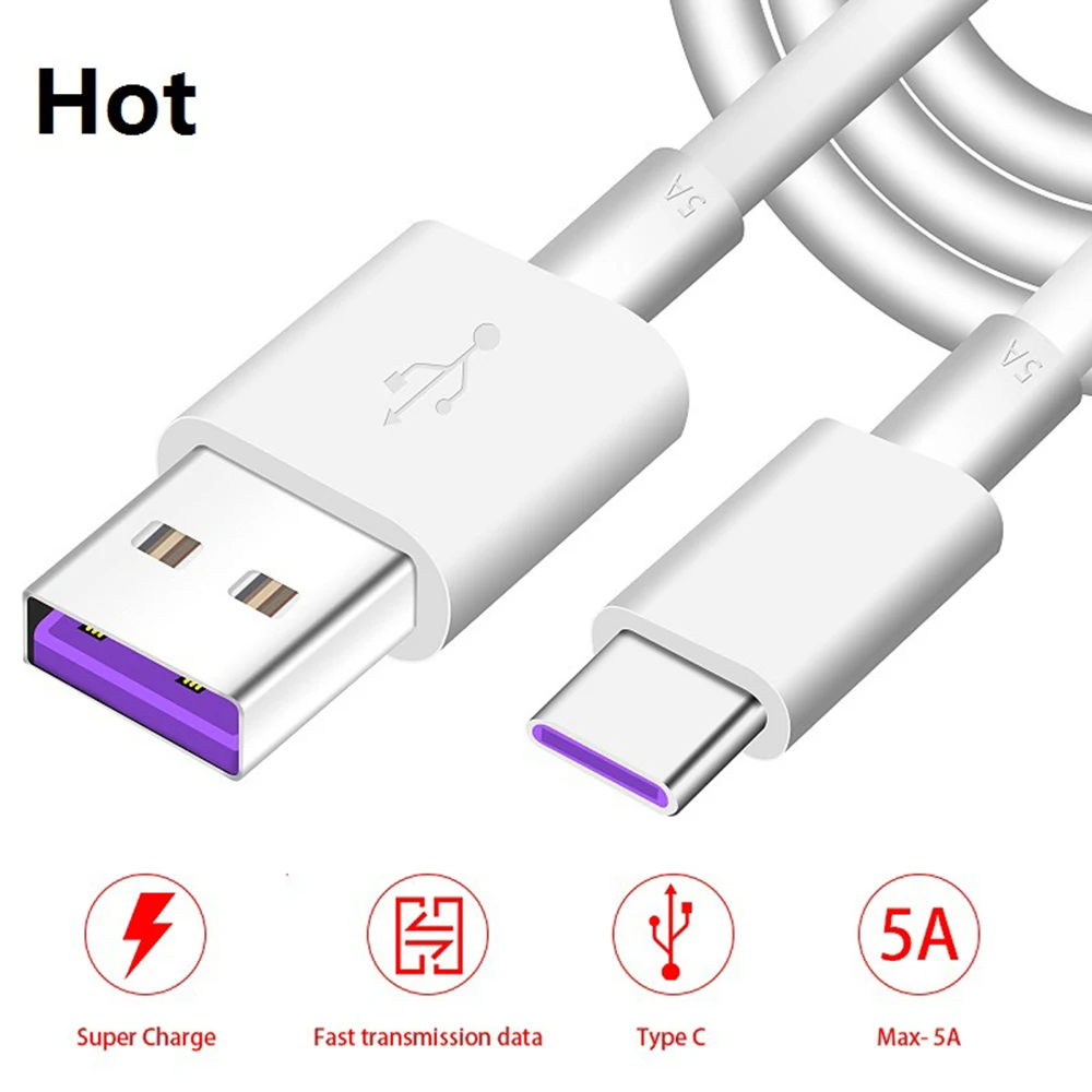 5A usb type-C супер быстрый зарядный Магнитный кабель для huawei P30 mate 20 Pro honor 20 10i USB C Магнитный зарядный провод для телефона