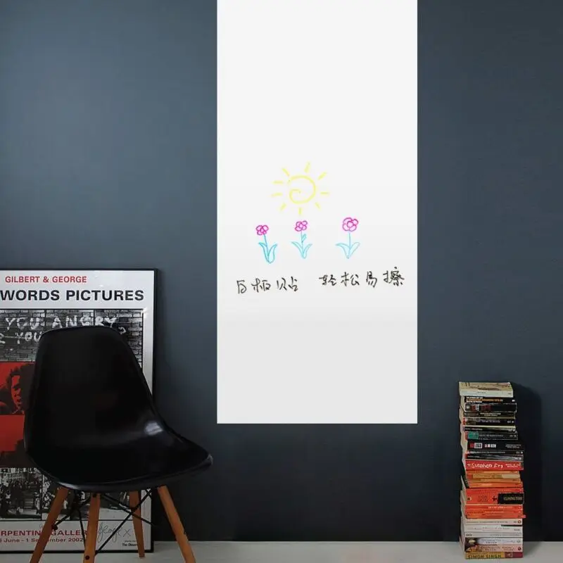 1 шт. белая доска сухая стираемая Съемная виниловая настенная наклейка детская