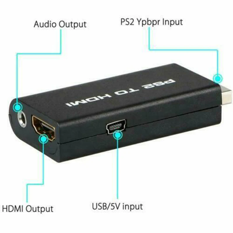 PS2 к HDMI o видео конвертер адаптер AV кабель для SONY PlayStation 2 | Электроника