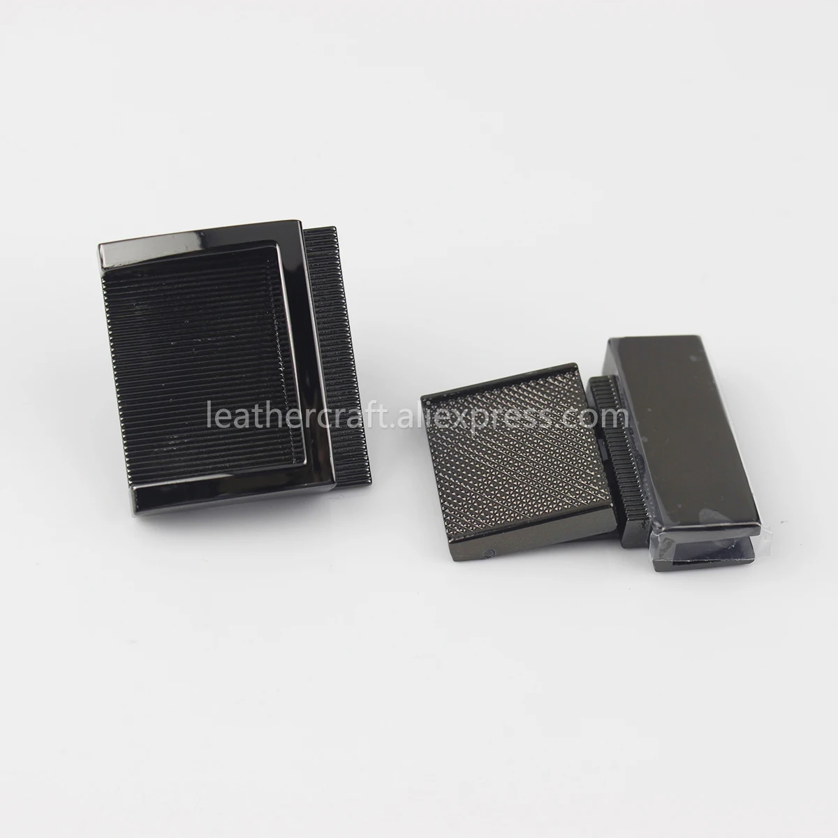 Прямоугольная металлическая нажимная сумка кошелек с пружинным замком