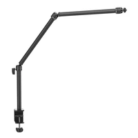 vijim ls08 desktop streaming flexible arm extend light stand desk lights stick mount removable ballhead