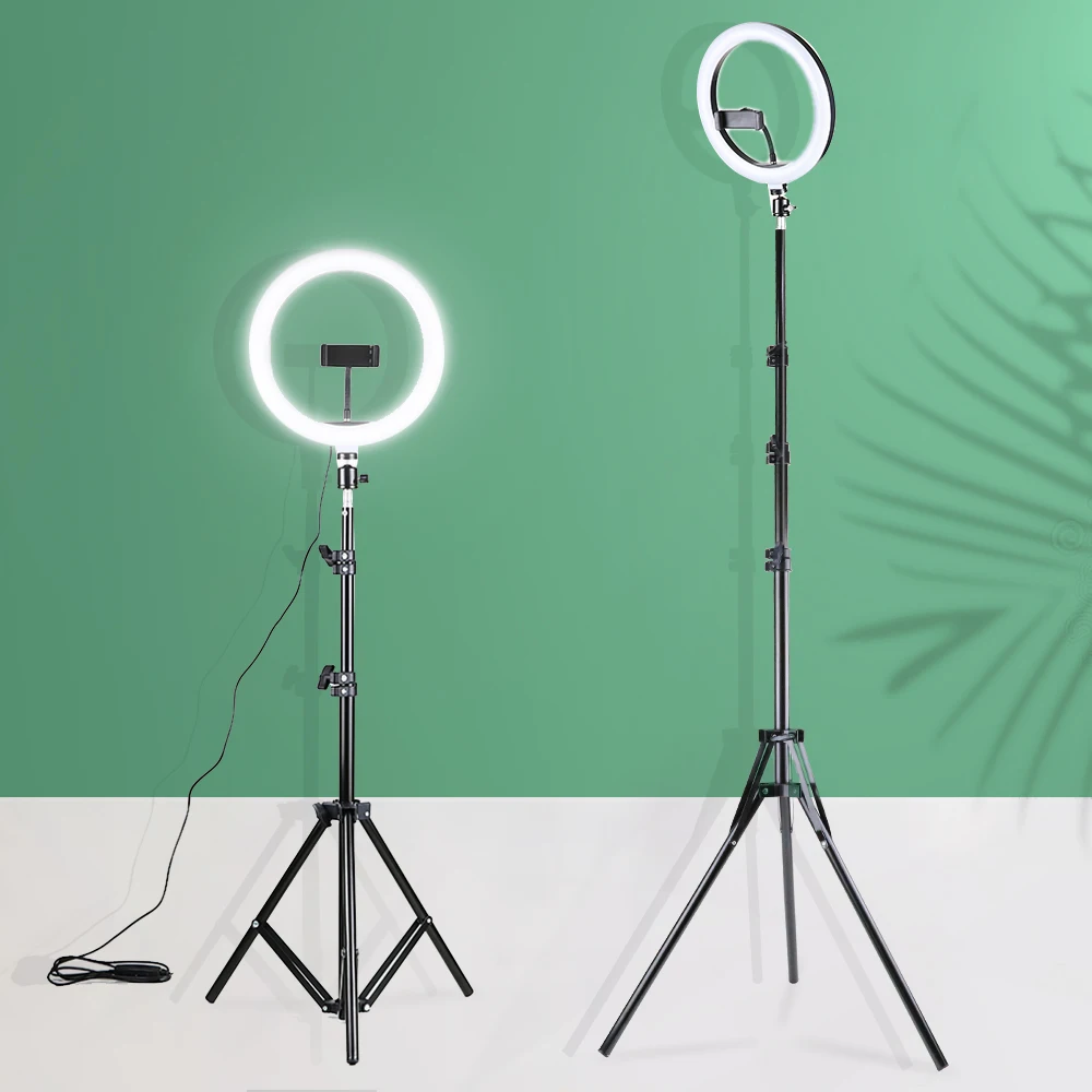 

26cm/10inch LED Selfie Ring Light Dimmable LED Ring Lamp Photo Video Camera Phone Light ringlight For Live YouTube Fill Light