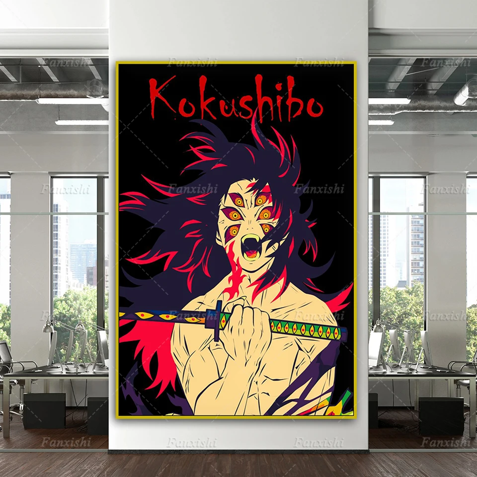 

Japanese Anime Demon Slayer Poster And Prints Wall Art Canvas Picture Nordic Home Decor Pictures Modern Living Room Cuadros