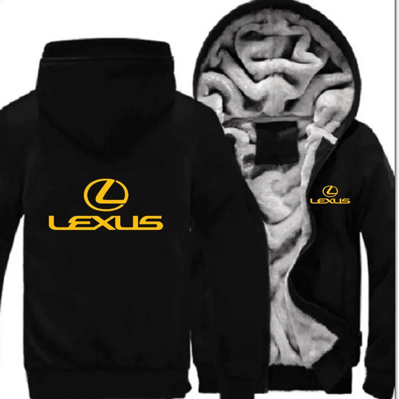 

2021 hot sale Winter Lexus custom Men Print Women Jacket Thicken Hoodie Coat Fleece Unisex Without Any Design Plus cashmere Swea